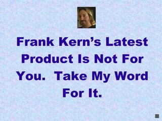 Mass Control Speech Frank Kern