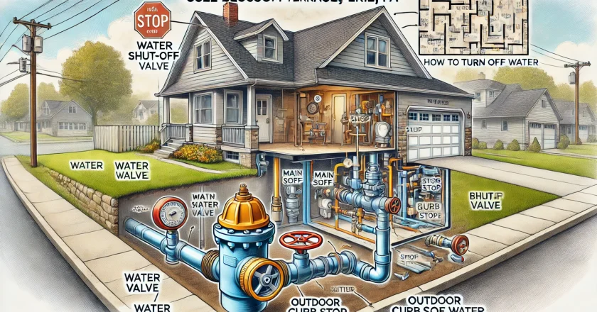 3822 Blossom Terrace Erie PA How to Turn Off Water: Locate and Operate Valves