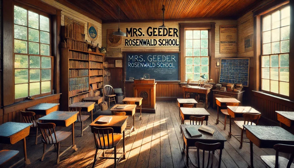 Mrs. Geeder Rosenwald School: A Historic Landmark in African American Education