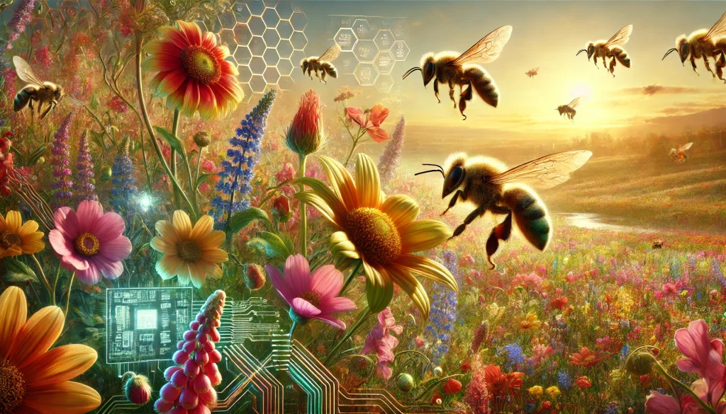 A Symbiotic Relationship Flowers and Bees EDN Tech